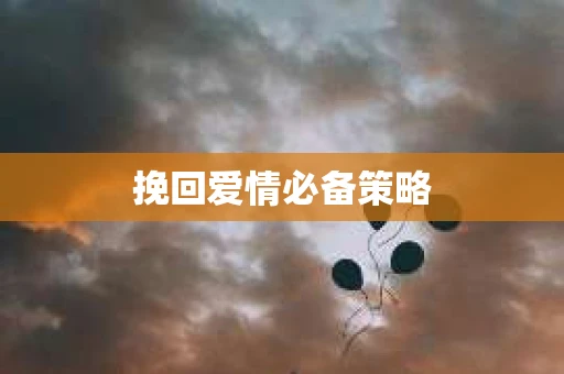 挽回爱情必备策略