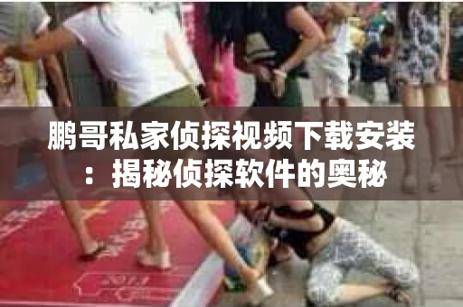 鹏哥私家侦探视频下载安装：揭秘侦探软件的奥秘