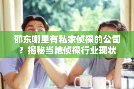 邵东哪里有私家侦探的公司？揭秘当地侦探行业现状