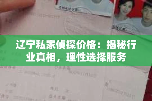 辽宁私家侦探价格：揭秘行业真相，理性选择服务