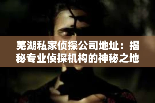 芜湖私家侦探公司地址：揭秘专业侦探机构的神秘之地