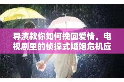 导演教你如何挽回爱情，电视剧里的侦探式婚姻危机应对法