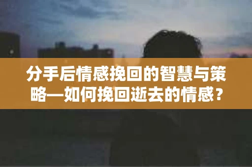 分手后情感挽回的智慧与策略—如何挽回逝去的情感？