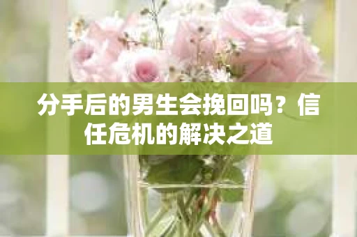 分手后的男生会挽回吗？信任危机的解决之道